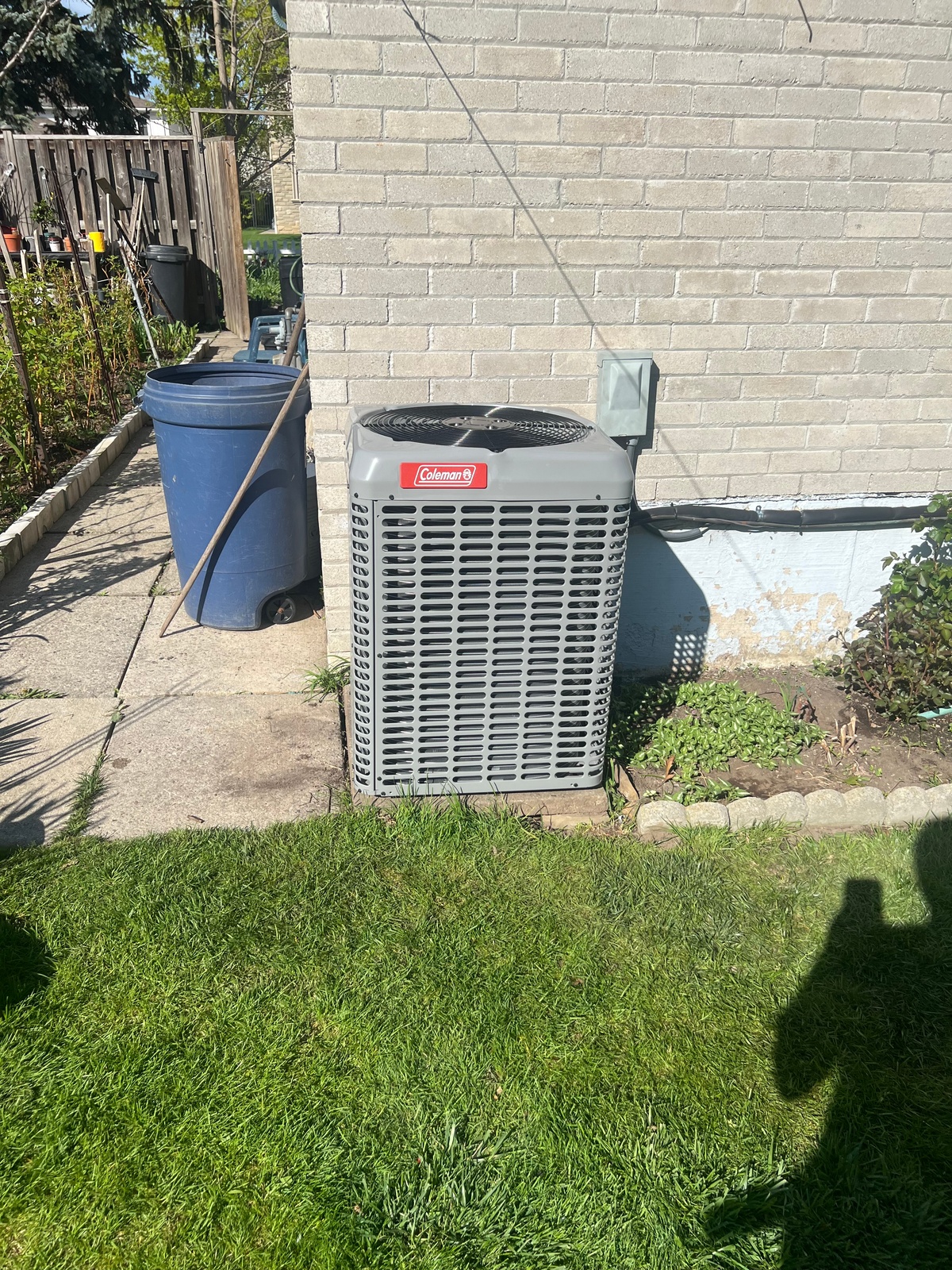 HVAC technician at work