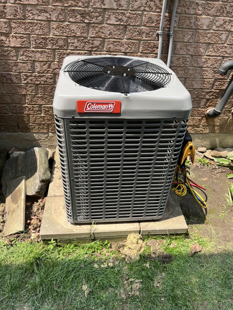 New Coleman air conditioner installation in Erin Mills, Mississauga by Real Deal HVAC
